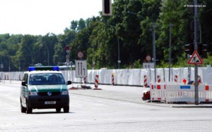 Sichtblenden entlang der Straße des 17. Juni