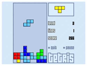 Online Tetris bei Gamesbasis