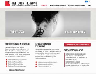 Screenshot tattooentfernen.at