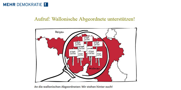 Screenshot von mehr-demokratie.de