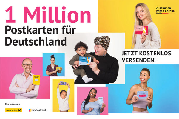 1 Million Postkarten gegen Corona